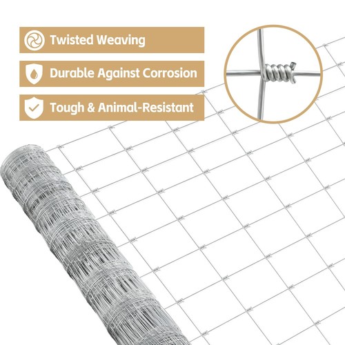 Advanced Weave Farm Enclosures Long-Lasting and Secure Galvanized Farm Fence - Picture 5 of 48