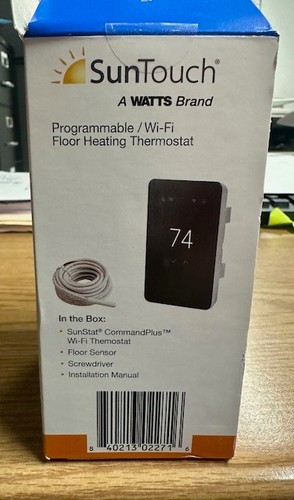 Suntouch Sunstat Commandplus Touchscreen Programmable Smart Wi-Fi Thermostat - Zdjęcie 4 z 4