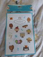 PARIS Jellycat Stickers French Patisserie, Macaron, Tarte Citron, Brioche Plus
