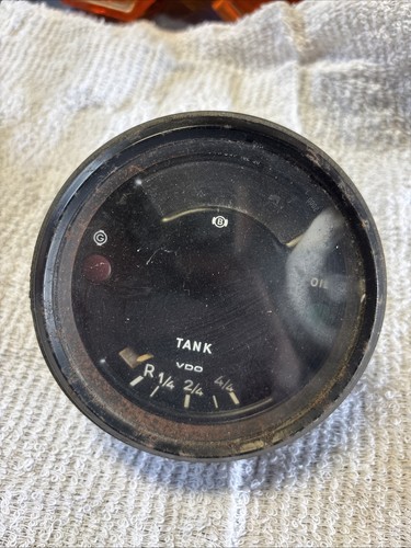 1974-1976 Porsche 914 Fuel Oil Gauge 91464110250 83795 #2
