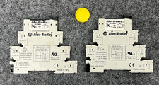 ALLEN BRADLEY 700-HLT1U1 TERMINAL BLOCK RELAY W/SOCKET SER A OAL 3-1/2" LOT OF 2