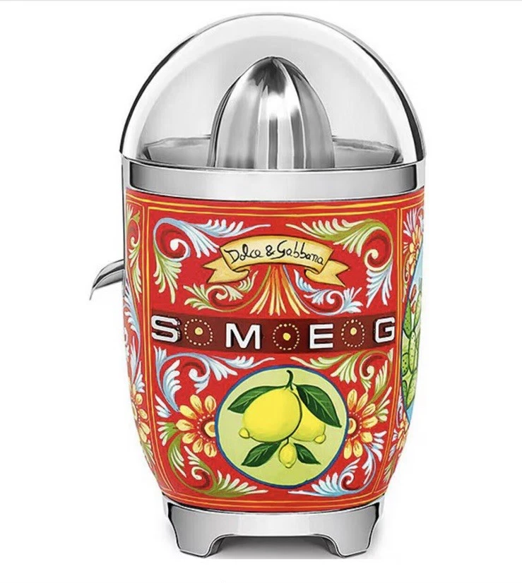 Dolce & Gabbana X SMEG ‘Sicily Is My Love’ Citrus Juicer D&G Limited Edition
