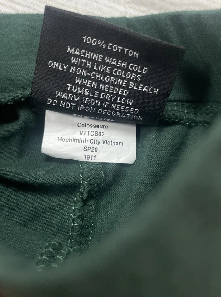 Pantalones Cortos Coliseo Bebé Recién Nacido 0-3 Meses Florida Miami Hurricane Algodón Verde Foto 4 de 4