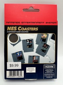 Nintendo Official NES 8 Coasters Super Mario Metroid Zelda Donkey Kong New Game