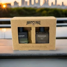 American Eagle Fear Nothing & Fear Nothing Bold AEO Gift Set EDC Cologne 1oz Ea