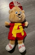 Vintage 1983 Alvin and the Chipmunks Pull String 18" Plush CBS DOESNT TALK