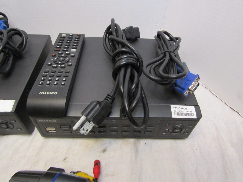 (2) Sistema de seguridad de vigilancia Nuvico ED-C800 DVR con 13 cámaras (sin probar) Foto 3 de 4
