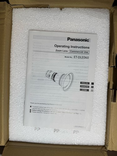 PANASONIC ET-DLE060 ETDLE060 ULTRA SHORT THROW PROJECTOR LENS, PERFECT CONDITION - Picture 2 of 4