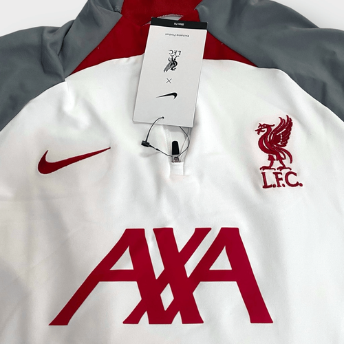 Nike Liverpool 22/23 Kids DRI-Fit Strike Drill Top White/Grey/Red size XL New - Picture 5 of 12