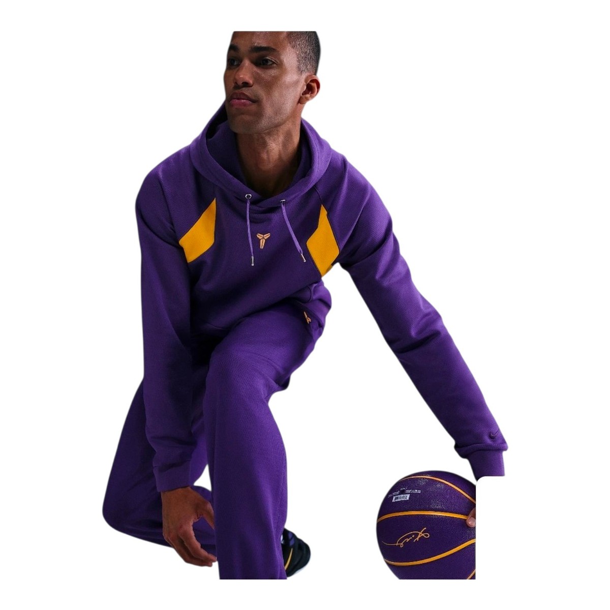 Nike Kobe Therma-Fit Pullover Purple Gym Hoodie HJ8109-547 Men's