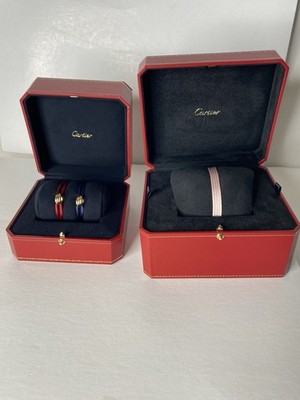 Cartier Silk Cord In Mauve 90cm Authentic, Jewelry Box & Ring NOT included. 