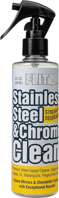 #ad FLITZ Stainless Steel amp; Chrome Cleaner NEW 8oz 236 Spray Bottle See Video $10.95