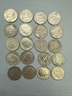 15 each Roosevelt Dimes Pre 1964 .90% Silver- Beautiful Dimes