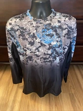 HUK Fishing Performance Shirt Mens Large Long Sleeve Lightweight Stretch