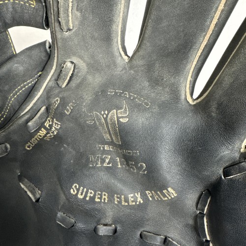 Guanto da campo softball Mizuno MZ 1352 nero 13" ottime condizioni lanciatore RH - Foto 10 di 15