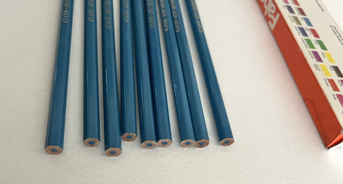 Faber Castell Col-Erase Pencils – 9 Pencils – 20028 Non Photo Blue 1298 - Picture 4 of 6