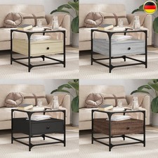 Couchtisch Glas Beistelltisch Kaffeetisch Wohnzimmertisch Sofatisch 1 Schublade