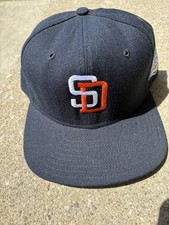 VINTAGE NEW ERA SAN DIEGO PADRES HAT CAP SNAPBACK PRO MODEL MLB 100 WOOL