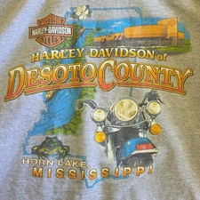 Harley Davidson Of DeSoto County Horn Lake Mississippi T-Shirt 5XL Made In USA