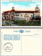 San Luis Rey Mission California Arches Postcard