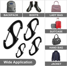 Zipper Clips Anti Theft, 20 Pcs Zipper Pull Locks for Backpacks, Double-Sided...