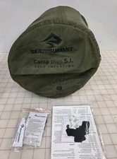 EUC Sea to Summit Camp Plus SI L Self-Inflating  Sleeping Mat /Pad Green