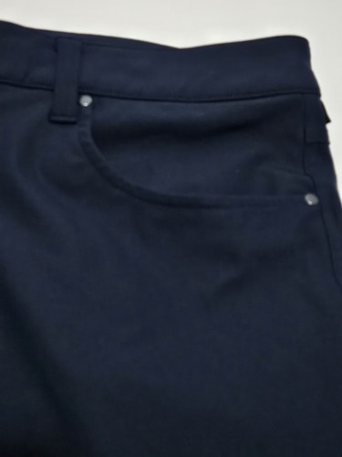 Lululemon Mens ABC Pants 31 x 34 Slim Fit Warpstreme Blue Navy Stretch LM5593S - Picture 5 of 11