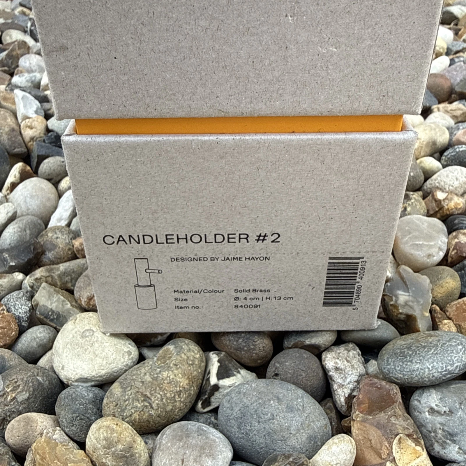 Fritz Hansen X Jaime Hayon Candleholder #2 Solid Brass Rare - New Box Damaged 3