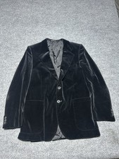 Yves Saint Laurent Velvet Blazer Men 38R Smok...
