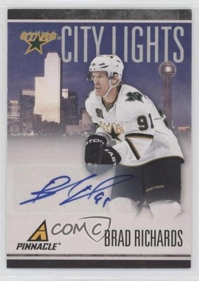 2010 Panini Pinnacle City Lights Signatures 57/100 Brad Richards #44 Auto 1e15