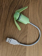 USB Flexible Mini Fan - Soft Foam Blades - Gooseneck For Laptop & PC