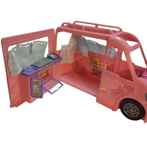 KID CONNECTION BARBIE STYLE CAMPER VAN PINK - Bild 4 von 5