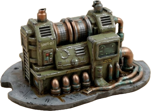 WWII Bunker für Warhammer 40k Sci Fi Industrial Maßstab 1:56 - Bild 38 von 39