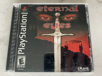 Eternal Eyes Sony PlayStation PS1, CIB Complete Black Label, Excellent Condition
