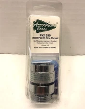 Arrowhead PK1390 Chrome Fine Thread Self Draining Vacuum Breaker 1-1/16 in Inlet