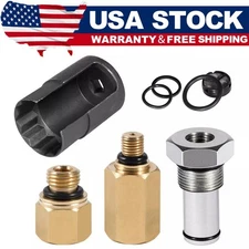 IPR Valve Socket Air Test Fitting + Fuel Rail Adapter For 6.0L Ford Powerstroke