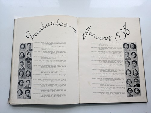 January 1938 Evander Childs High School Yearbook Bronx Oriole NYC Greatest Gen. - Picture 3 of 12