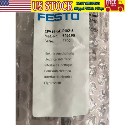 New CPV14-GE-DI02-8 Festo 546190 Fast Shipping Electrical Interface