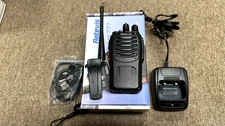 Retevis H777 Two-Way Radio Walkie Talkie, Battery, Earpiece, Charger, Strap