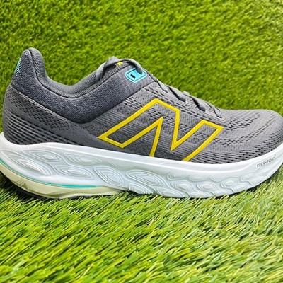 New Balance Fresh Foam X 860 v14 Mens Size 8 Gray Yellow Running Shoes Sneakers
