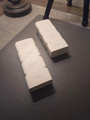 TP-Link Tapo P110M Smart Plug Mini Matter Energy Monitoring 15A 8 Pack