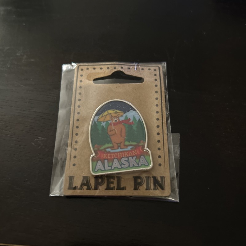 Ketchikan Alaska Bear Lapel PIn