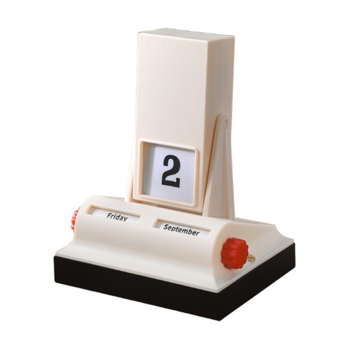 Ewiger Klappkalender, Schreibtischkalender, Kunstwerk, Sammlerstück, Display, - Bild 5 von 6