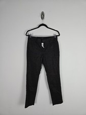 Nwt Banana Republic Sloan Pants Size 4 Bronze Black Metallic Mid Rise Slim Ankle