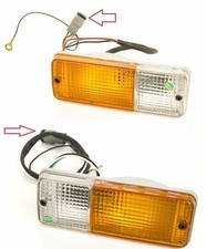 COPPIA DI FANALI ANTERIORI SUZUKI SAMURAI SANTANA SJ410 SJ413 SJ ATTACCO TONDO