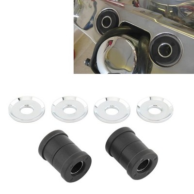2x Polyurethane Handlebar Riser Bushings For Harley Softail Dyna Sportster XL