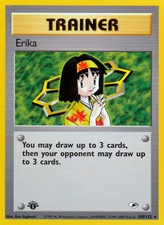 ERIKA 100/132 RARE GYM HEROES POKEMON UNLIMITED LP on eBay