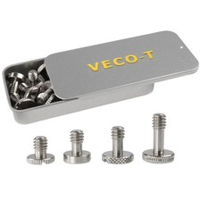 1/420 Stainless Steel Camera Tripod Mount Screw Set 16 Pack Equipment