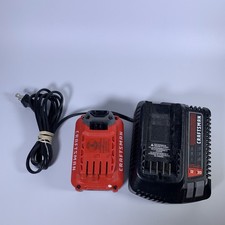 CRAFTSMAN CMCB104 W/CMCB204 Charger and Battery Bundle Used