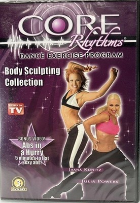 Core Rhythms Dance Exercise Program Body Sculpting Collection (DVD 415-105 ) NEW